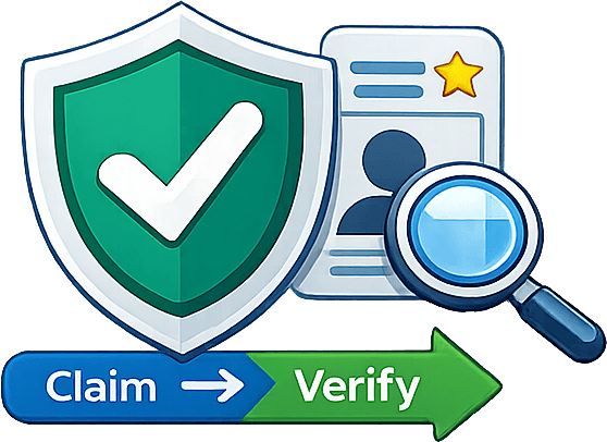 Always verify