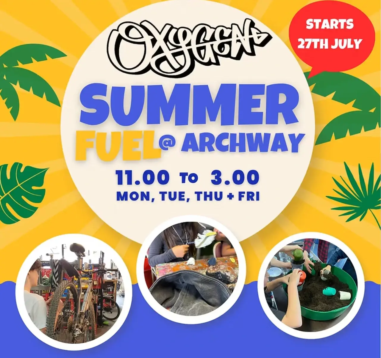 Free summer holiday camp by Oxygen