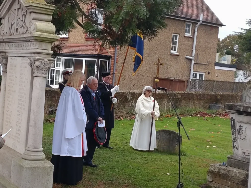 Remembrance Sunday at St Mary's Church, Chessington
