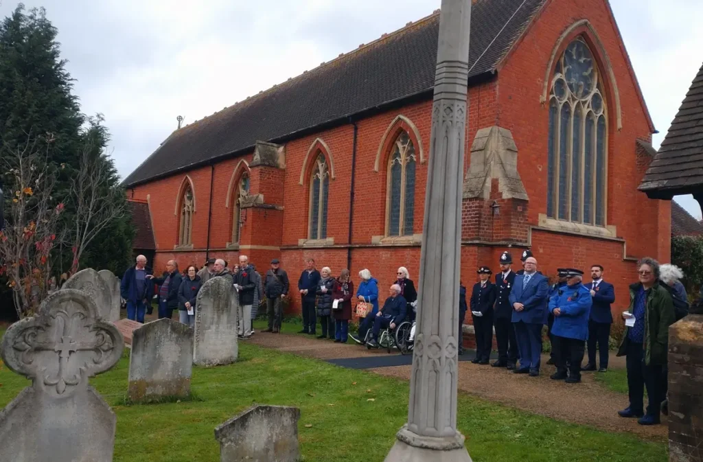 Remembrance Sunday at St Paul's Church, Chessington