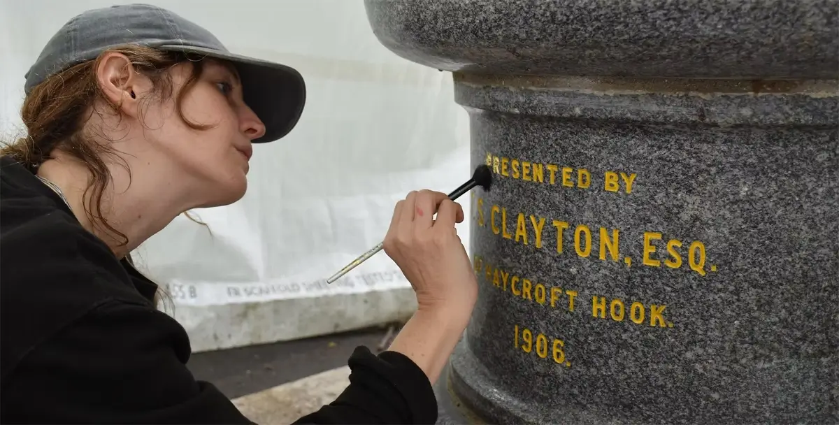 Drinking fountain restoration by HOLT